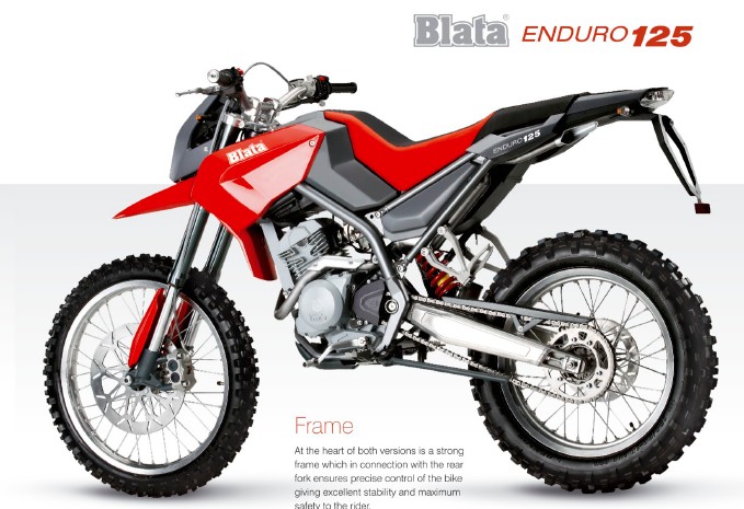 Blata Enduro 125 и Blata Motard 125