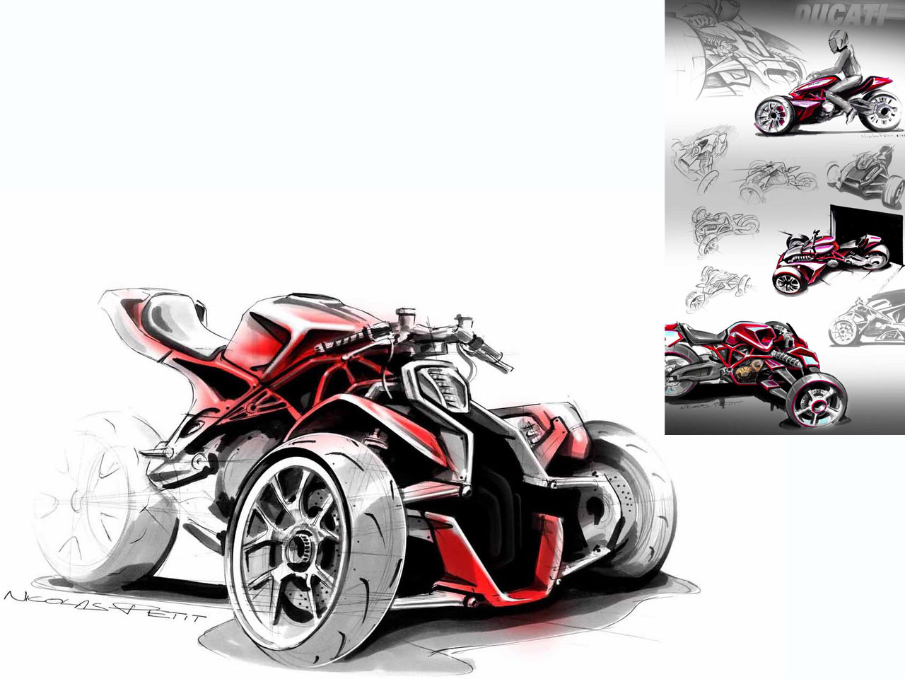 Ducati Desmosedici RR Trike Concept