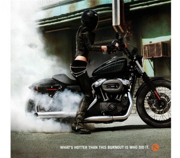 Мариса Милър и Harley-Davidson (нови снимки)