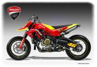 Ducati Hypermotard в стил Роси – концепция на Обердан Беци